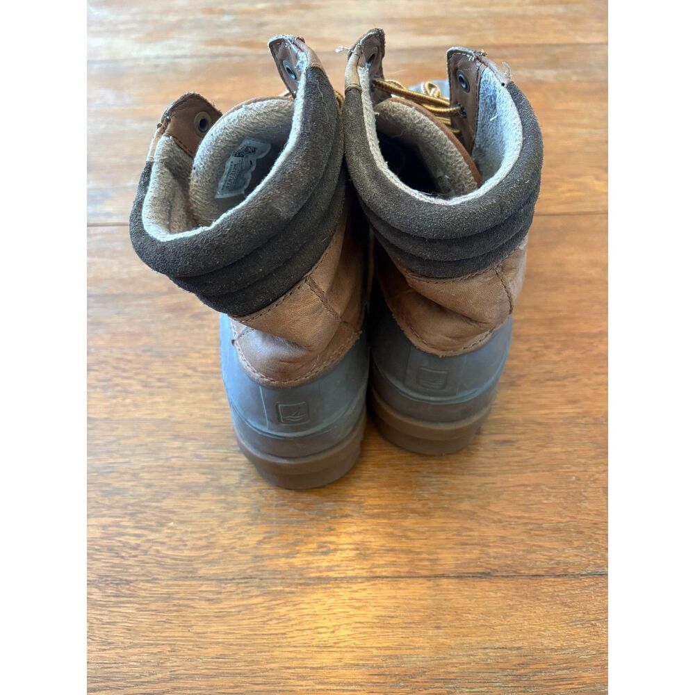 Men's Sperry Top-Sider Avenue Leather Duck Boots US 10 Winter Hiking Waterproof - Picture 3 of 7